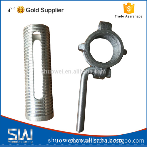 Adjustable scaffold steel shoring prop accessories prop nut